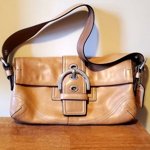 Small Leather Coach Bag / Clutch / Purse.